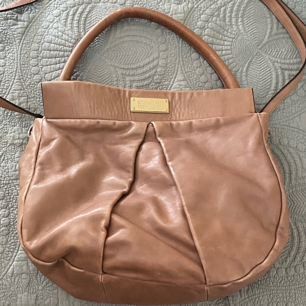 Marc By Marc Jacobs Dusty Rose Pink Slouchy Shoulder Bag